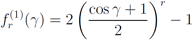 Gamma dependence 1