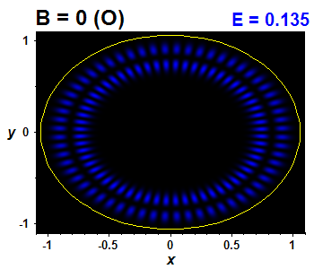 Wave function B=0,E(56)=0.13517 (bze O)